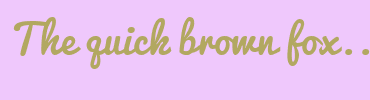 Image with Font Color B2A861 and Background Color EFC8FC